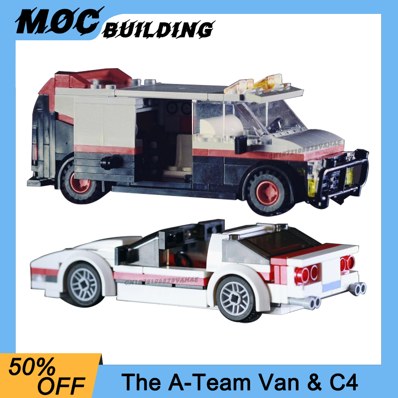Tech Accessories Gifts - Moc klassische tv stadt fahrzeug a-team