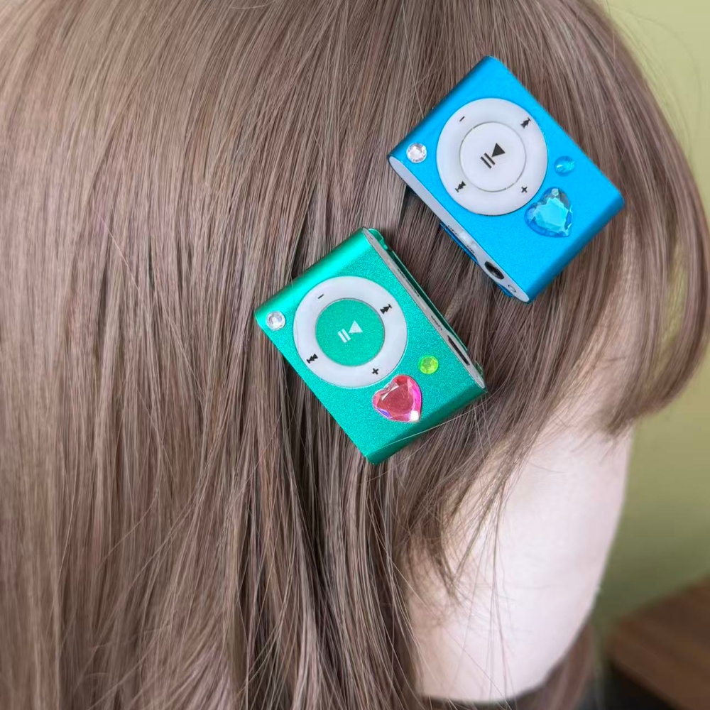 Tech Inspired Accessories - Original Love Diamond MP3 Haarspangen-Player Musik-Medien