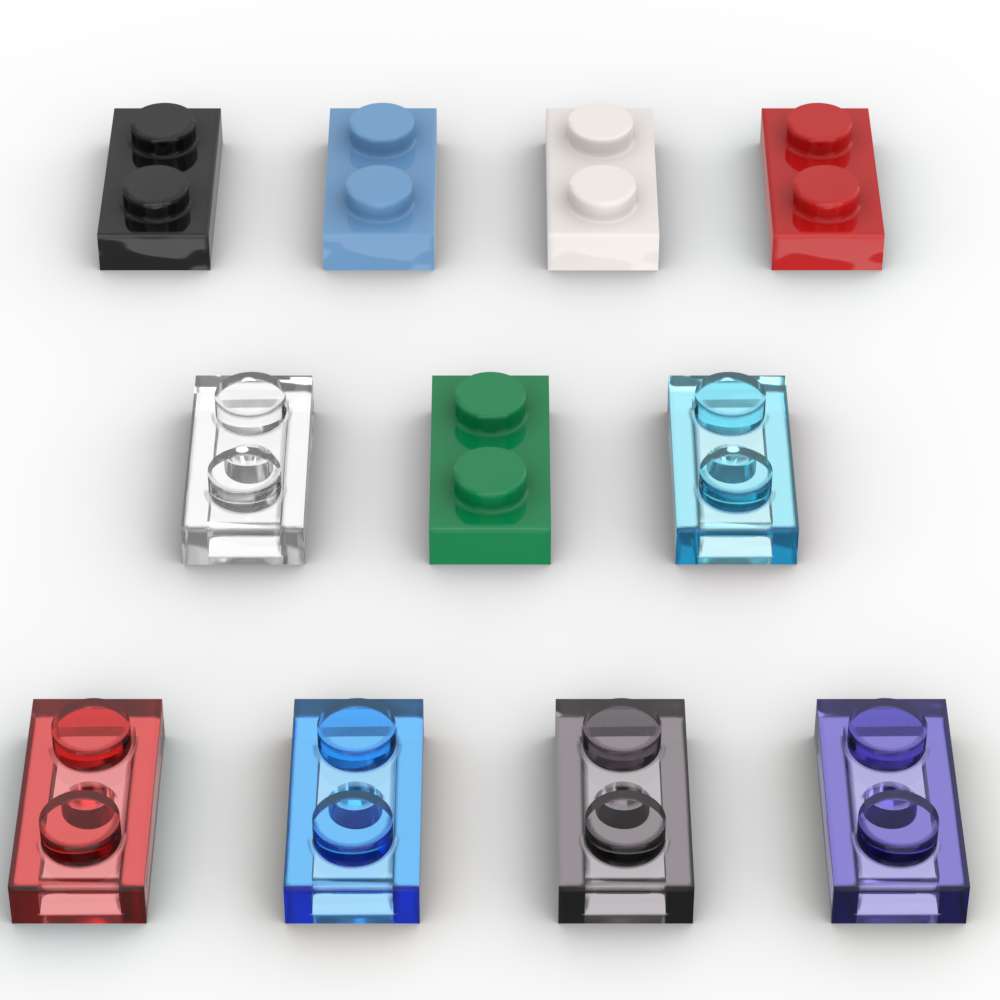 Tech Accessories Gifts - MOC 10PCS Platte 1x2 3023 Bausteine