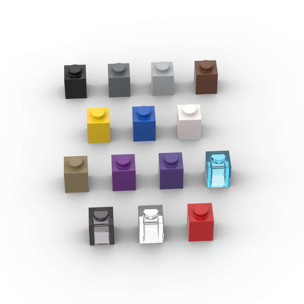 Tech Accessories Gifts - MOC 10PCS 3005 1x1 Ziegel Bausteine