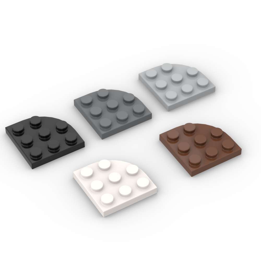 Tech Accessories Gifts - MOC 10PCS 30357 Runde Ecke 3x3