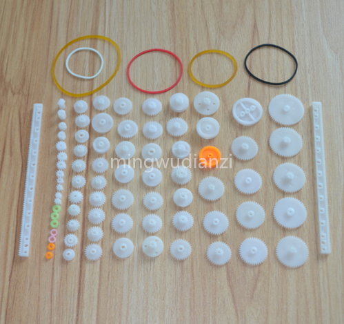 Tech Gear Accessories - 75-Getriebe-Sets, Getriebe, Kunststoff-Motor, Getriebe-Sets, Roboter-Zubehör, Tech