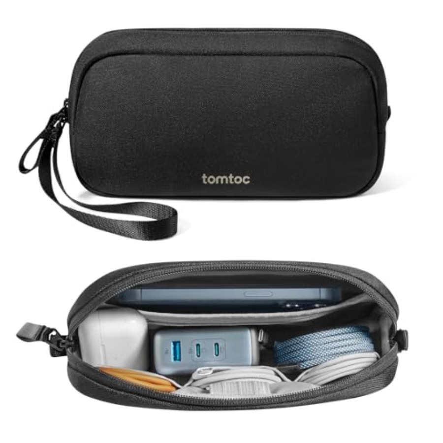 Tech Accessories Travel Organizer Pouch - Elektronik-Organizer Reiseetui, Kabelorganizer für Essentials, wasserabweisende