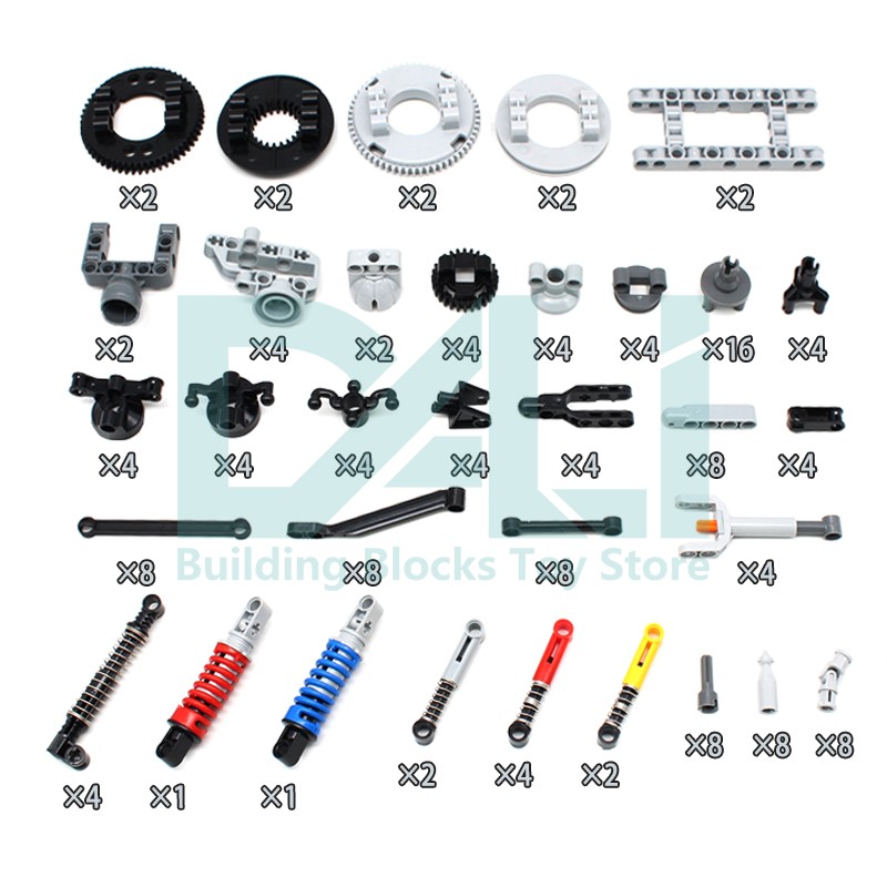 148-teiliges MOC Technik-Set:  – Tech Gear Accessories Bewertung und Preis