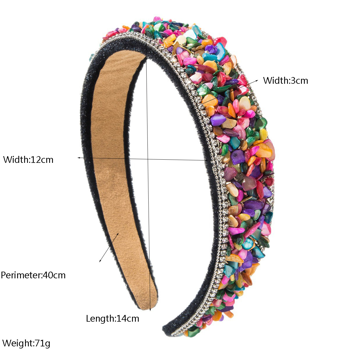 Barockes, farbenfrohes Strass- – Hi Tech Accessories Bewertung und Preis