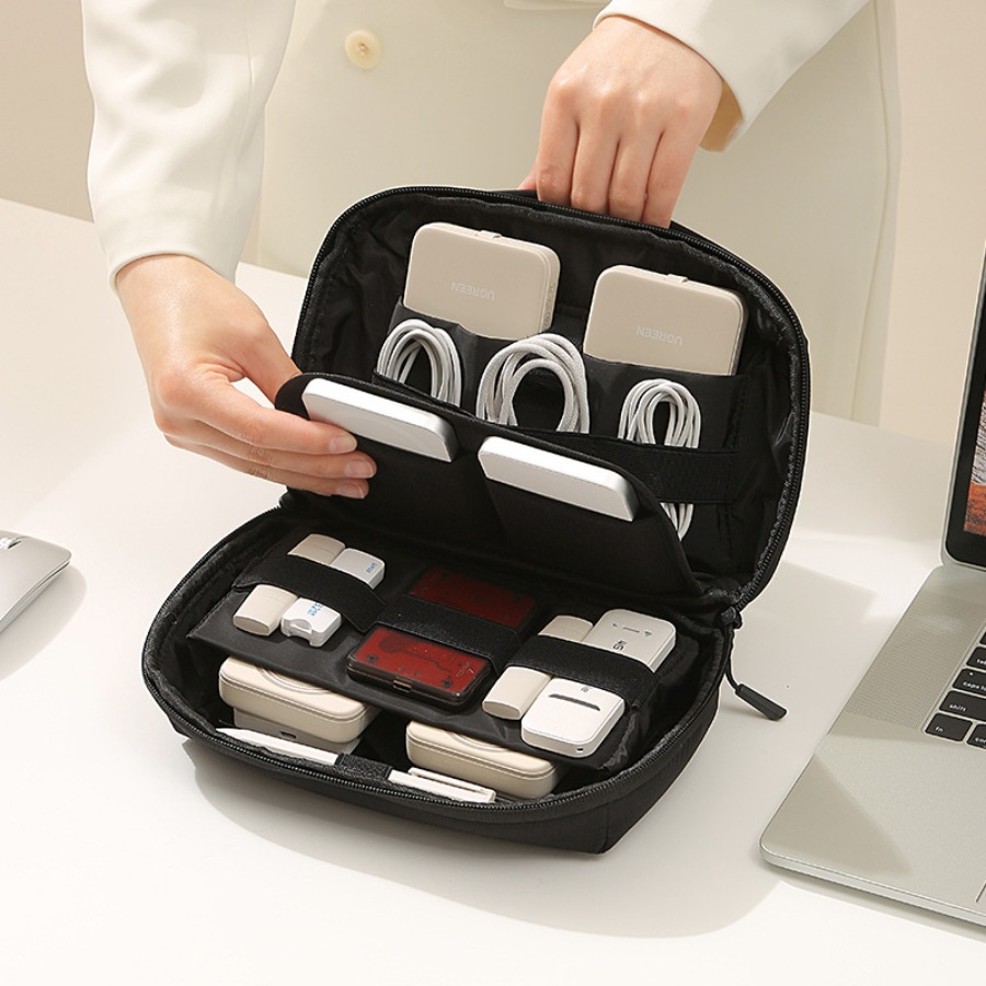 Tragbare Reise-Kabelorganizer  – Tech Accessories Travel Organizer Pouch Bewertung und Preis